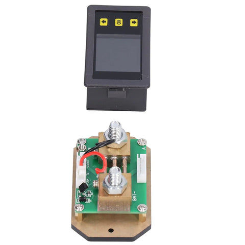 Color Screen Smart Power Meter With Bidirectional Detection And Power Off Memory, Reads Voltage And Current And Temperature