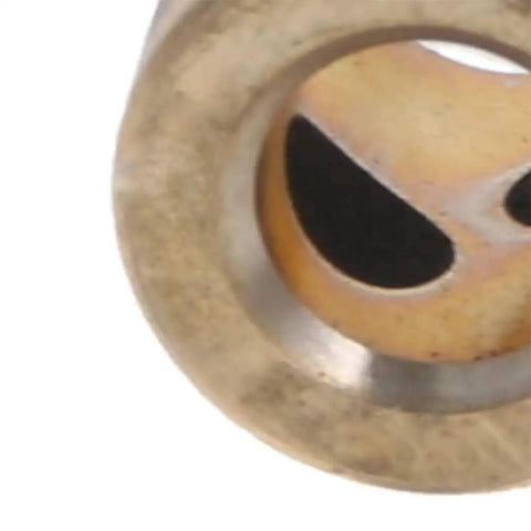 Close-up of Top Tier Oilless Sleeve Bearings 3X5X5MM Carbon Steel Plain Bushings showing inner design for heavy duty glide rings.