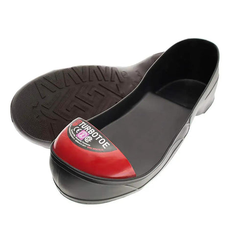 TurboToe Molded Safety Steel Toe Caps Black Large 10-11 M And 12-13 W For All Day Toe Protection Built Tough Durable Steel Caps Slip Resistant Fit For Visitors Casual Staff And Pros