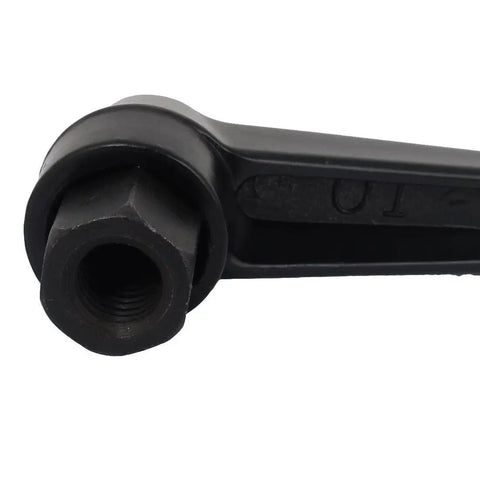 Hardcore M8 Female Thread Adjustable Handle Lever Grip 3 Pack Heavy Duty Metal Black Tool For Machinery And Motorcycle Slick Finish Smooth Operation Savage Workshop Essential