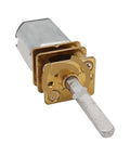 Top Shelf N20 Metal Gearbox Speed Reduction Motor For Smart Cars And Electronic Locks Runs Clean On DC 3V Or 12V With 3X20mm Steel Shaft close-up view.