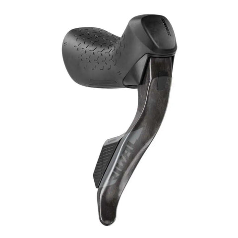 Rival E1 AXS Disc Right Shifter And Brake Exchange Kit With Hood showcasing lever detail, designed for road or gravel bikes.