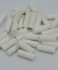 48 Pack Fire Starter Tabs Waterproof Tinder For Camping, Survival, And Campfire Ignition, white wax-coated cotton fiber