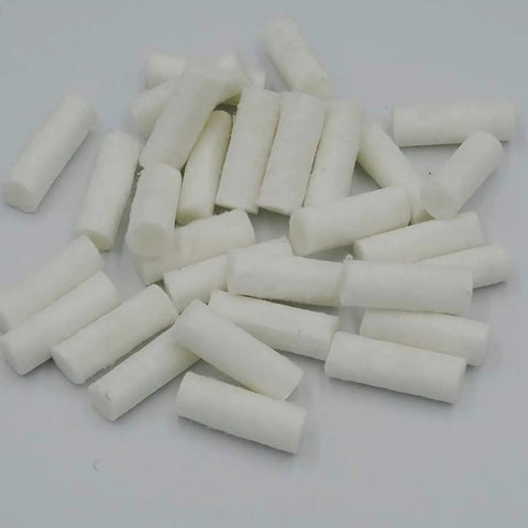 48 Pack Fire Starter Tabs Waterproof Tinder For Camping, Survival, And Campfire Ignition, white wax-coated cotton fiber