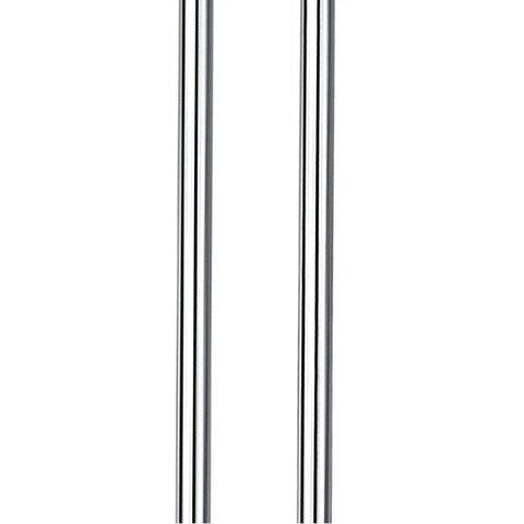 8mm X 350mm Steel Linear Motion Rod Shaft For 3D Printers And DIY Projects, 2 smooth straight guide rods