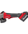 Heavy Duty 18V Cordless Brake Disc Grinder Kit with ergonomic handle, compact design, engineered for tough job site tasks.