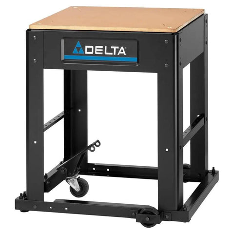 Badass Universal Planer Stand Featuring Heavy Duty Wheels And Robust Steel Construction Holding Up To Four Hundred Pounds For Easy Grasy Woodworking Setup Any Day