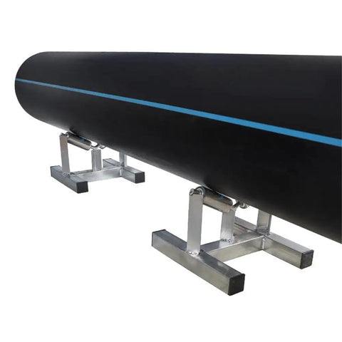 Built Dang Tough PE Pipe Welding Roller Stand With Smooth Sliding Pipe Support For Plastic Tubing And Engineering Cable Runs Heavy Duty Rust Resistant Steel Handles 150 Kilograms Loads Easy
