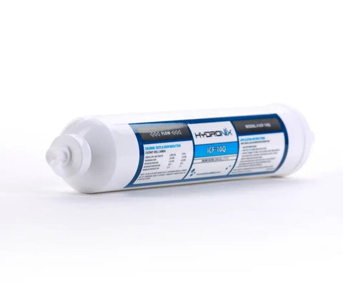 DIY Friendly Inline Post Activated Carbon Water Filter Replacement Cartridge With Quarter Inch Quick Connect For Fridge