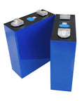4 Pack LiFePO4 Deep Cycle Batteries 12V 330Ah MB31 Cells With Double Hole Studs shown in blue, designed for RV, boat, marine, and solar systems.