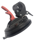 Beefy 45mm Vacuum Suction Base For Reciprocating Machinery And Precision Fixtures With ABS Pad Strong Adhesion On Glass Engraving And Non Porous Surfaces Ideal For Automated Equipment And Vibration Compatible Devices, black suction base with red lever