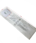 Flat view of 9 Pack Replacement Central Vacuum Bags For Nutone 391 And CV Series Your Go To Replacement With CV353 CV450 CV391 CV400 CV350 CV351 VX475 44186 CV352 CV653 CV750 CF3918 Models, showing measurements and details.
