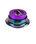 Universal Aluminum Quick Release Steering Wheel Hub Adapter Kit For Cars, High Strength, with purple accent, corrosion resistant