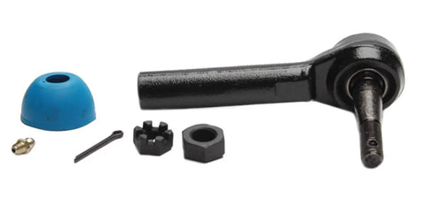 Outer Steering Tie Rod End For Vehicles With High Strength Built Tough Low Friction Double Bearing Full Ball Stud Consistent Torque Durable Performance For Cars Trucks SUVs And Extreme Weather Wear Testing black tie rod end with boot, nut, pin and grease fitting