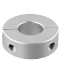 Heavy Duty Double Split Shaft Collar Clamp 13mm To 30mm Aluminum Alloy Fixed Ring Zinc Plated Black Oxide 15mm ID