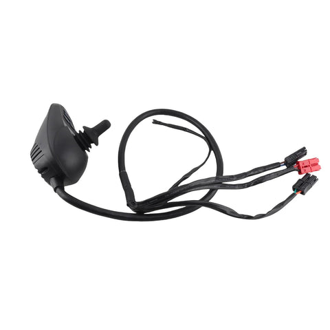 Electric wheelchair joystick controller with four keys and wiring harness