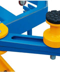 Auto Body Collision Repair Frame Machine with 7700 lbs loading capacity and 60KN pulling power detail of adjustable clamp arm.