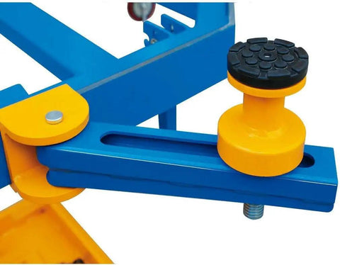 Auto Body Collision Repair Frame Machine with 7700 lbs loading capacity and 60KN pulling power detail of adjustable clamp arm.