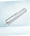 500cc Pump Hand Oil Transfer Extractor, Lightweight Manual Fluid Siphon For Cars, Lawn Equipment And Liquids, silver tube with plunger