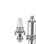 Top Tier BT40 FMB22 Metric Planar Milling Tool Holder With Precision collet And Solid Shank For Heavy Duty CNC Machining Jobs That Slap, silver steel.
