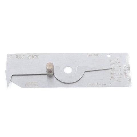 Stainless steel welding gauge from 13 Piece Welding Gauge Tool Kit With Carry Case Includes 0 To 150mm Ruler Fillet Welding Gauge Micrometer And Inspection Mirror Stainless Steel Measuring Tools Box For Pro Grade Precision On The Job