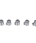Rock Solid Three Quarter Inch Squeeze Connectors For Flexible Metal Conduit heavy duty zinc alloy fittings in silver.