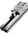 7 Inch Precision Mill Vise With Snappy Quick Lock Handle And Heat Treated Jaws, showing detailed adjustment mechanism.