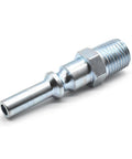 Lincoln Series Steel Coupler Plug One Quarter Inch Male NPT for Pneumatic Tools and Air Systems, zinc plated