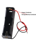 5 Piece 18650 Lithium Ion Battery Charger Module Kit With Holder Plug And Play Micro USB Input showing copper conductor and wires.
