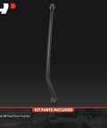 Rear Suspension Track Bar Panhard Bar For Jeep TJ Wrangler 1997 2006 Left Hand Drive Replacement Steel Construction Heavy Duty Off Road Ready Performance Fit Upgrade Fits Rear Side Mount, black steel rear left-hand drive track bar