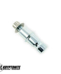 Heavy Duty Heim Or Uniball Ball Joint Stud Pin With Three Quarter Inch Bore, silver chromoly alloy, designed for Polaris RZR XP 1000 Turbo.