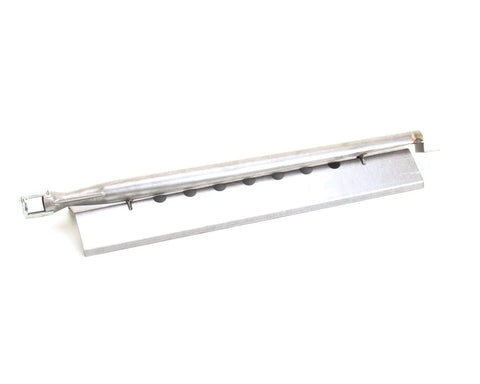 Burner Assembly Tube 24 Inch L5019X Genuine OEM Replacement Part For Commercial Ovens Durable Tubing With Easy Install And Beefy Industrial Grade Fit For High Volume Commercial Kitchens, silver metal burner tube with mounting bracket
