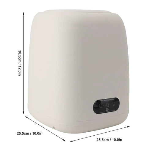Game Changing 9L Portable Washing Machine With Spin Dryer And Clever Hidden Drain Hose, Mini Clothes Washer For Tight Spaces.