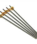Beefed Up Lead Screw For 3D Printer With Copper Nut, 304 Stainless Steel Trapezoidal Thread, various lengths visible