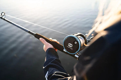 Tough As Nails Saltwater Level Wind Fishing Reel Size Thirty Featuring Graphite Housing Brass Main Gear And Smooth Multi Disc Drag System For Serious Anglers Seeking Big Catch Thrills near water