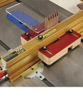 Advanced Box Joint Jig With Fast Setup, Boss Versatility on table saw, crafted from durable materials for precise box joints.