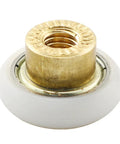 8 Pieces 20mm Glass Sliding Shower Door Rollers Replacement Parts With One Screw Nylon Wheel Copper Core Axle Durable Hanging Wheel