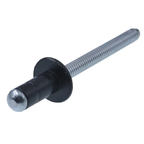 Heavy duty black aluminum blind rivet from No Sweat Repairs With This 10 Pack Heavy Duty Fuel Door And Specialty Rivet Kit.