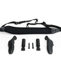 Lightweight Rubber Monitor Handles with Adjustable Neoprene Neck Strap and anti-slip grip for 1/4-20 mounted monitors and similar