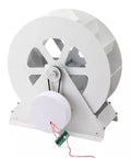 50W To 100W Portable Water Turbine Generator With Low Speed Belt Drive Quiet Hydro Power For Off Grid Homes Ponds Rivers And Small Waterways 1-35V Output, side view