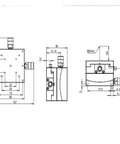Technical drawing of Dead Nuts Accurate Rotary Tilt Table Featuring Rock Solid Aluminum Alloy Construction For Pinpoint CNC Milling.