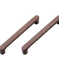 Dark Walnut Solid Wood Cabinet Pulls 2 Pack For Cabinets Doors Drawers Cupboards And Dressers 160mm Easy To Install