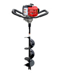 Forty Three CC Gas Earth Auger Powerhead With 8 Inch Auger Bit For Post Holes EPA Compliant Durable One Man Digger With Low Vibration Handles