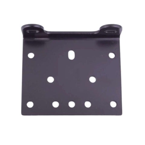 Mounting plate for PE3500 3500 Lb ATV Winch With 50 Ft Synthetic Rope Waterproof 2.4 HP Permanent Magnet Motor.