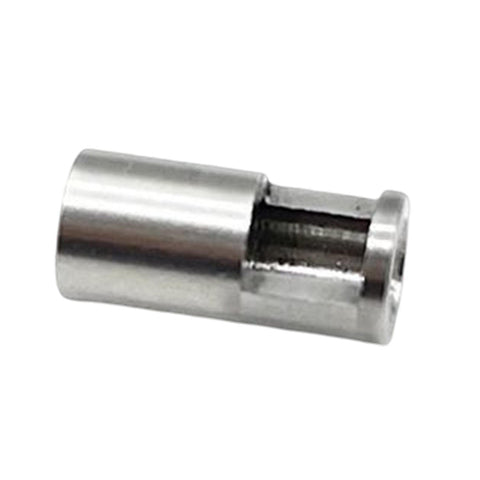 Stainless steel 8mm to 5mm motor axle adapter for 1 to 8 scale RC cars, pinion gear coupler shaft sleeve replacement, easy installation