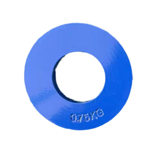 Blue 750g Micro Fractional Weight Plates For Barbell Training, compact steel plate with 51mm bore, home gym use
