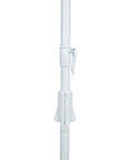Close-up of white pole from AnchorX 7 Ft Beach Umbrella Base System With Sand Anchor And Carrying Bag Portable Outdoor Market Umbrella