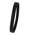 Heavy Duty Garden Trimmer Drive Belt Rubber Black Replacement For Outdoor Lawn Care Durable Ground Drive Belt For Mowers And Garden Machines Resistant To Wet Conditions High Grass And Heat Keeps A Solid Grip shown looped on white background