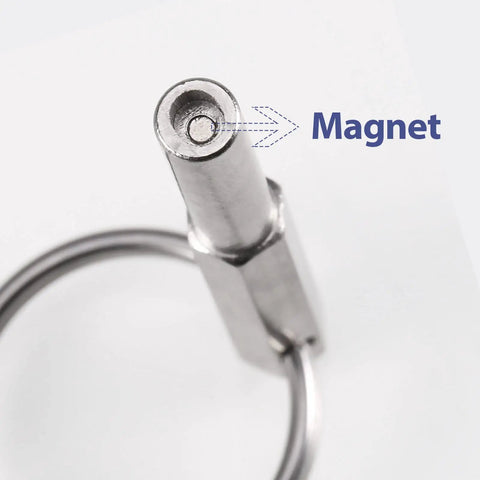 Close-up of a Heavy Duty Coffee Machine Repair Key With Magnetic Oval Head Screws For Jura Capresso, showing magnet tip.