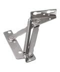 Two Pack 80 Degree Sprung Cabinet Hinges Lift Up Stay Flap Top Support stainless steel hinge with spring mechanism